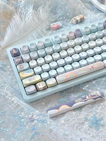 Movie Verse Keycap Set, 144 Keys, PBT, Profile Cherry, Profile MOA, Mechanical Keyboard, Personalized Gift