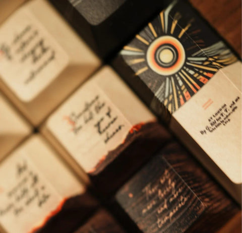 Shakespeare's Ace Concept Keycap Set, Great Literary Figures Series, Cherry Profile, PBT, Keycap Thickness 1.6 mm, 152 Keycaps