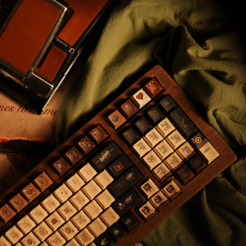 Shakespeare's Ace Concept Keycap Set, Great Literary Figures Series, Cherry Profile, PBT, Keycap Thickness 1.6 mm, 152 Keycaps