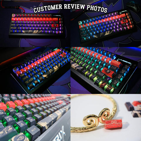 Monkey King Theme Keycaps Set for Mechanical Keyboard, PBT, ISO, Cherry Profile, Dye-Sub Legends, Mx(+)Switches, 146pcs