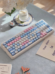 Cute Puppy Dog Theme Artisan Keycap Set for Mechanical Keyboard, Cherry / MOA Profile, PBT Dye-Sub, Mx(+)Switches, 133pcs