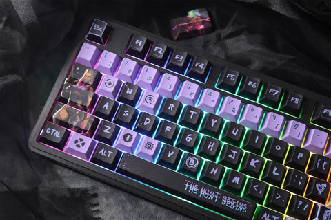 Reyna Valorant Theme Artisan Keycap Set for Mechanical Keyboard | The Hunt Begins Edition - KeyArtisan®