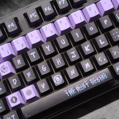Reyna Valorant Theme Artisan Keycap Set for Mechanical Keyboard | The Hunt Begins Edition - KeyArtisan®