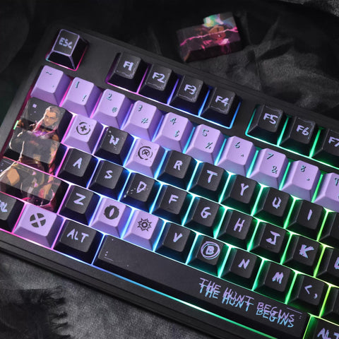 Reyna Valorant Theme Artisan Keycap Set for Mechanical Keyboard | The Hunt Begins Edition - KeyArtisan®