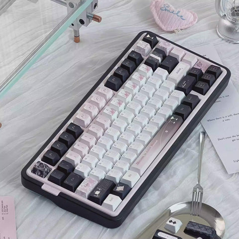 The Azalea Manor Theme Artisan Keycap Set for Mechanical Keyboard - Cool Aesthetic Design | KeyArtisan®