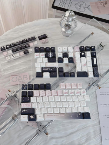 The Azalea Manor Theme Artisan Keycap Set for Mechanical Keyboard - Cool Aesthetic Design | KeyArtisan®