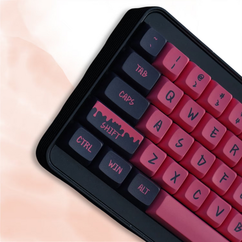 Pink Love Death & Robots Theme Keycap Set