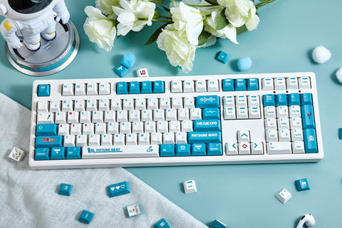 Hatsune Miku Japanese Style PBT OEM Keycap Set