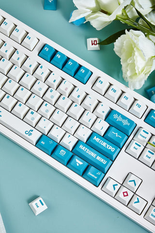 Hatsune Miku Japanese Style PBT OEM Keycap Set