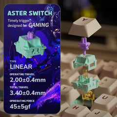 iLovBee B87 Retro Mechanical Keyboard - KeyArtisan