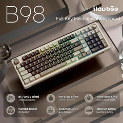 iLovBee B98 Retro Mechanical Keyboard - KeyArtisan