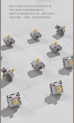 Jarvis JJ Custom Hot - Swappable Switch – Silent Linear – 35g - KeyArtisan