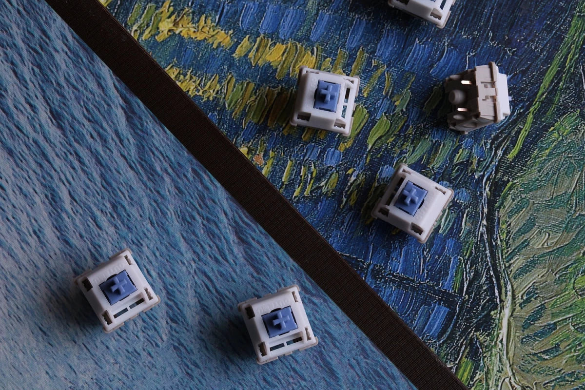 JKDK x XCJZ Feather Silent Tactile Switch - KeyArtisan