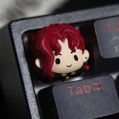 JoJo's Bizarre Adventure! Jotaro & Noriaki Artisan Resin Keycap - KeyArtisan