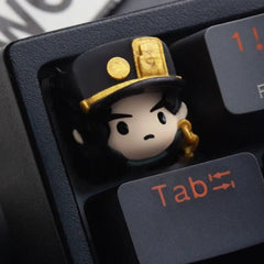 JoJo's Bizarre Adventure! Jotaro & Noriaki Artisan Resin Keycap - KeyArtisan