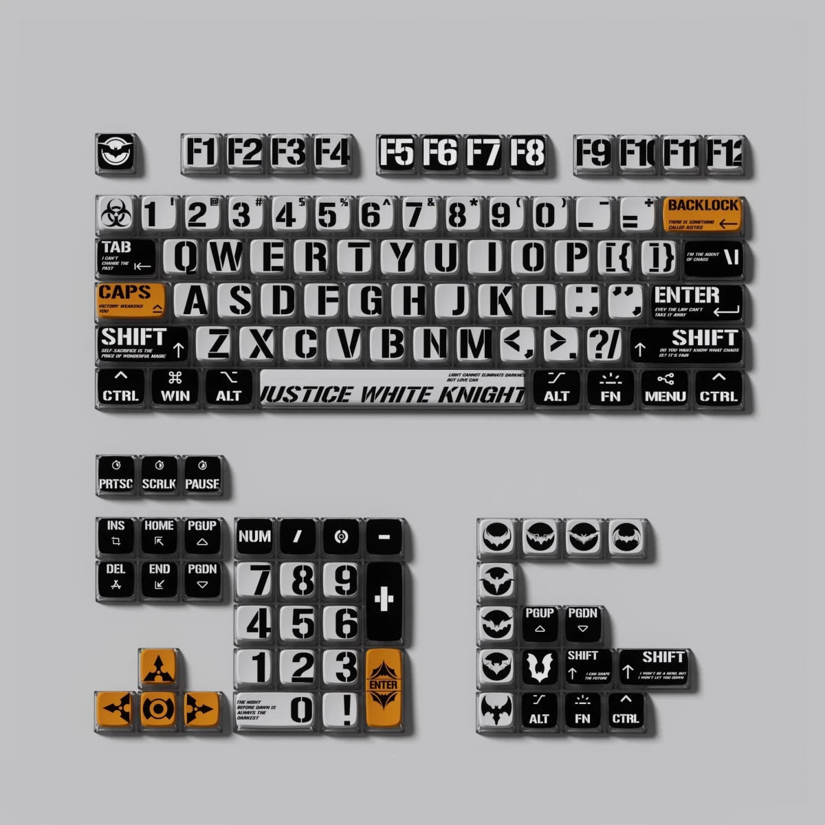 Justice Knight Theme Keycap Set - KeyArtisan