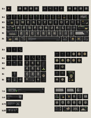 Cool Maya Aztec Theme Backlit Keycap Set for Mechanical Keyboard