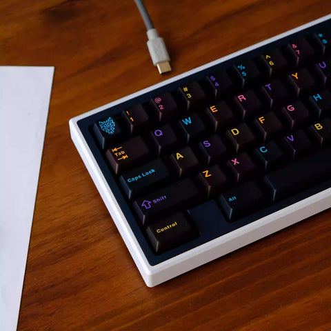 Cool Black Underworld Theme Keycap Set