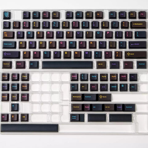 Cool Black Underworld Theme Keycap Set