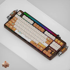 KeysMe Lunar 01 Mechanical Keyboard - Caramel Latte - KeyArtisan