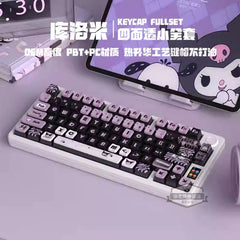 Kuromi Translucent Pudding Keycap Set - KeyArtisan