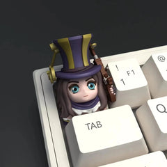 League of Legends: Chibi Version Caitlyn Keycap - KeyArtisan