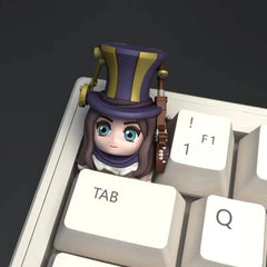 League of Legends: Chibi Version Caitlyn Keycap - KeyArtisan