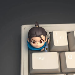 League of Legends: Chibi Version Serious Yasuo Keycap - KeyArtisan