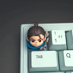 League of Legends: Chibi Version Serious Yasuo Keycap - KeyArtisan