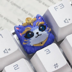 League of Legends: Yuumi the Magical Cat – Backlit Keycap - KeyArtisan