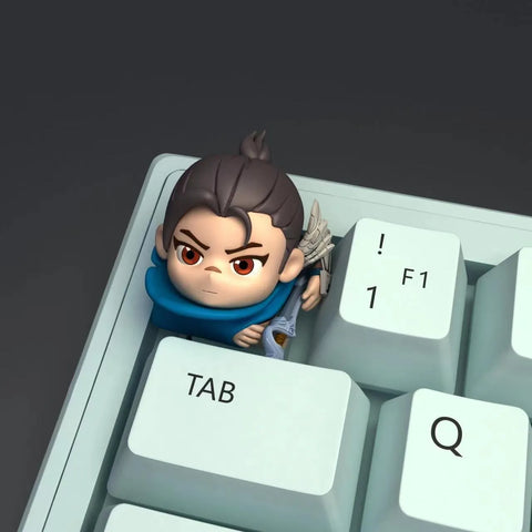League of Legends: Chibi Version Serious Yasuo Keycap