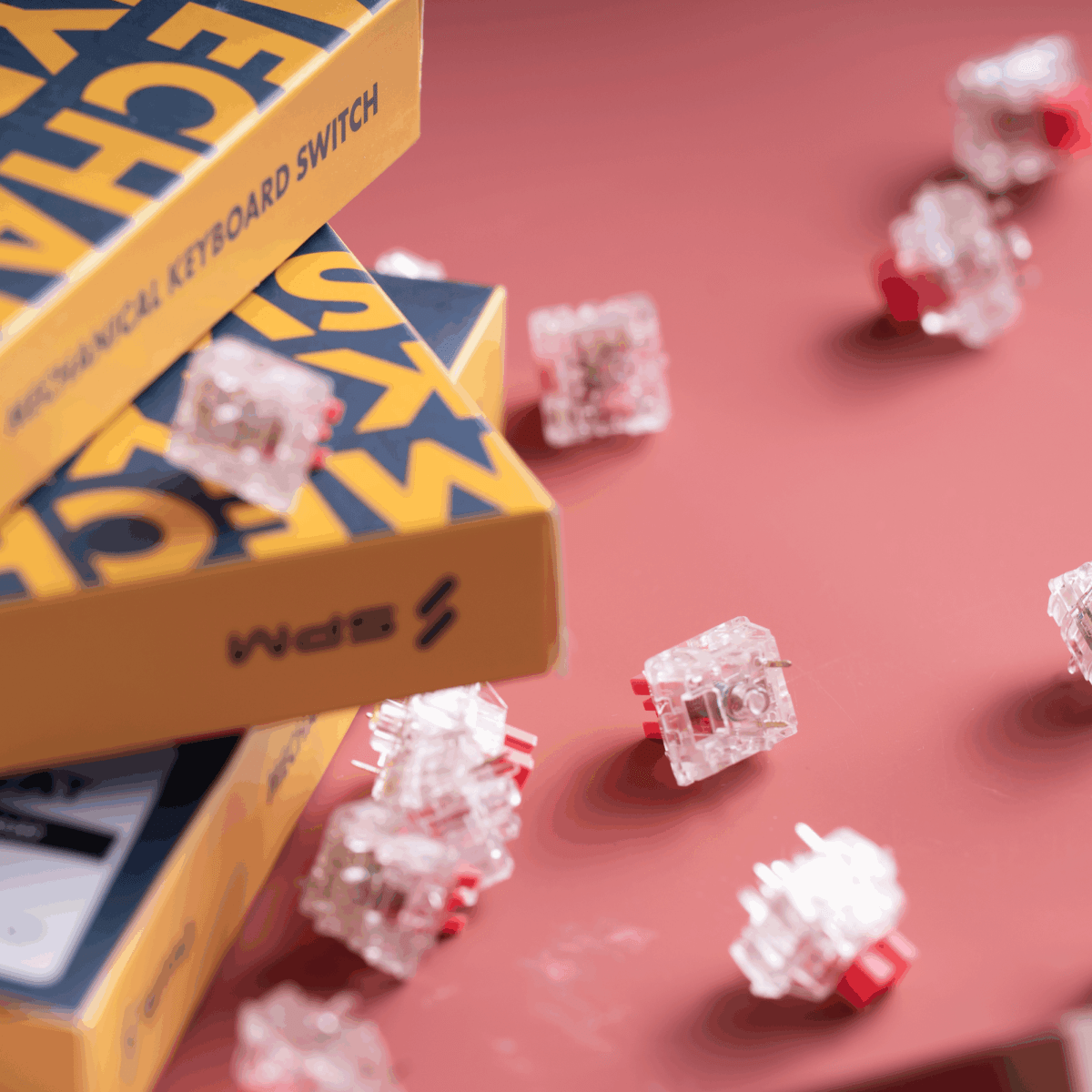 Lychee – Silent Linear 42g Switch by SOULCAT x SPM | 35pcs - KeyArtisan