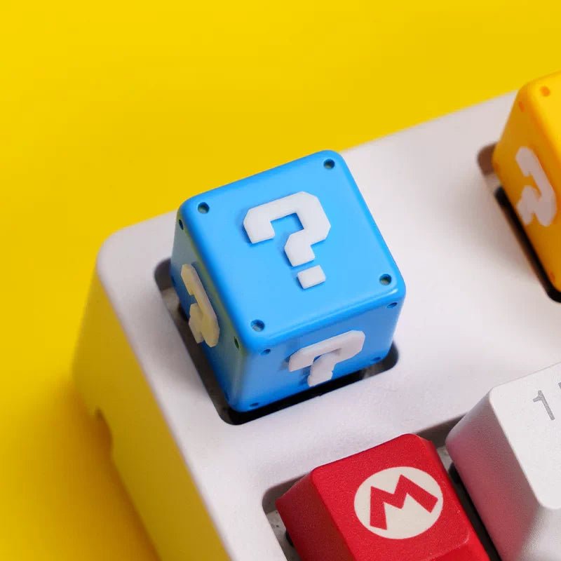Mario Question Mark Box Theme Artisan Keycap - KeyArtisan