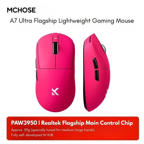 MCHOSE A7 Pro Ultra Wireless Mouse - KeyArtisan