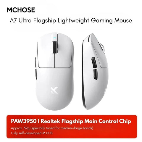 MCHOSE A7 Pro Ultra Wireless Mouse - KeyArtisan