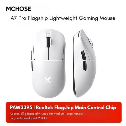 MCHOSE A7 Pro Ultra Wireless Mouse - KeyArtisan