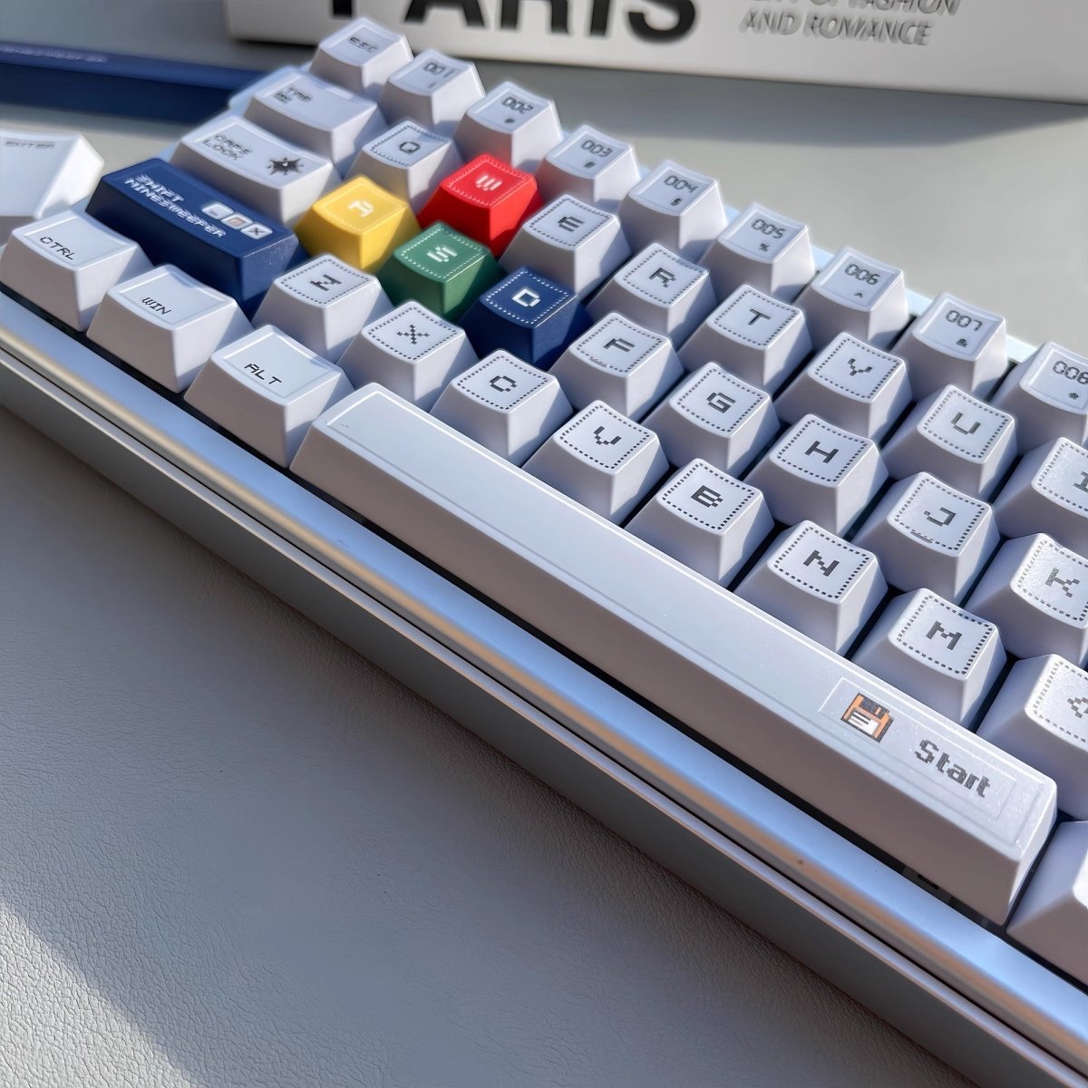 Minesweeper - Themed Cherry Profile PBT Dye Sub Keycap Set - KeyArtisan