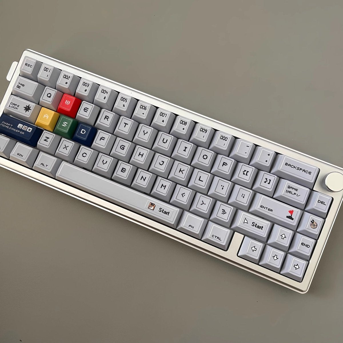 Minesweeper - Themed Cherry Profile PBT Dye Sub Keycap Set - KeyArtisan