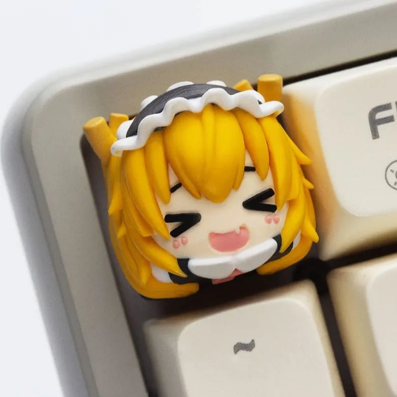 Miss Kobayashi’s Dragon Maid Kanna & Tohru Keycaps - KeyArtisan