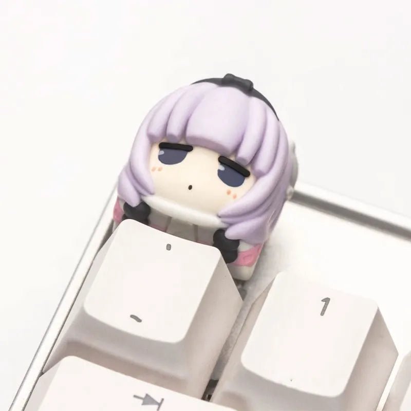Miss Kobayashi’s Dragon Maid Kanna & Tohru Keycaps - KeyArtisan