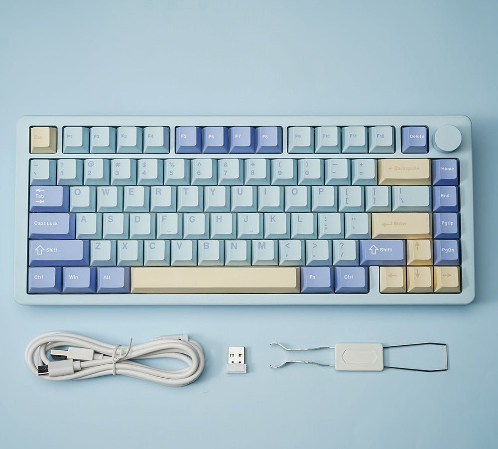MONKA A75 MAX Aluminum Tri - Mode QMK/VIA Mechanical Keyboard - KeyArtisan