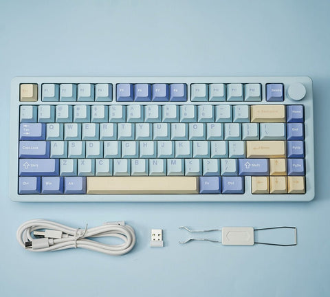 MONKA A75 MAX Aluminum Tri - Mode QMK/VIA Mechanical Keyboard - KeyArtisan