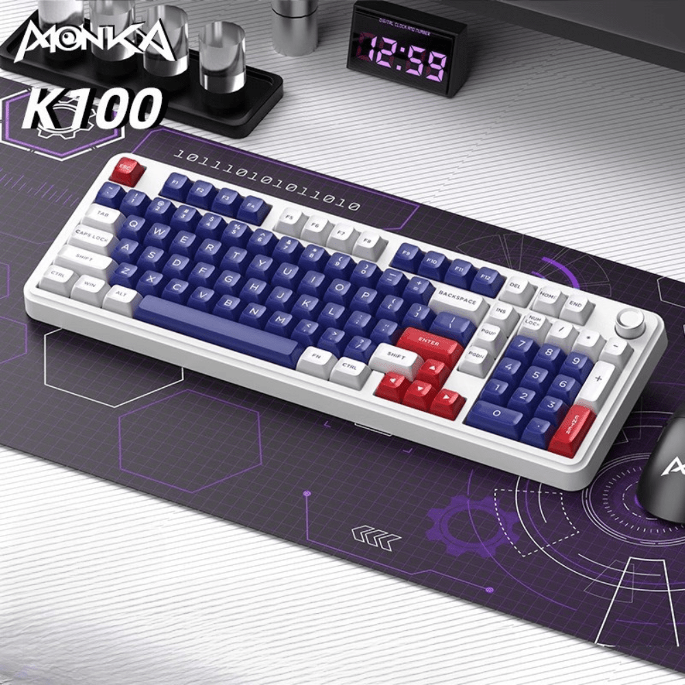 MONKA K100 Gasket Wireless RGB Mechanical Keyboard - KeyArtisan