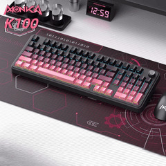 MONKA K100 Gasket Wireless RGB Mechanical Keyboard - KeyArtisan