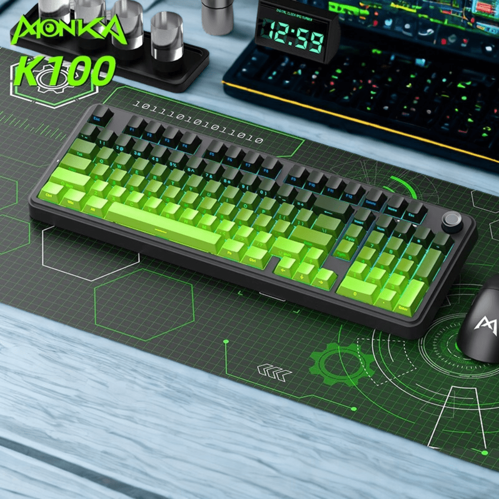MONKA K100 Gasket Wireless RGB Mechanical Keyboard - KeyArtisan