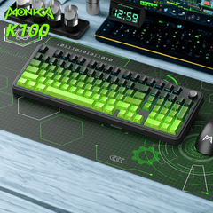 MONKA K100 Gasket Wireless RGB Mechanical Keyboard - KeyArtisan