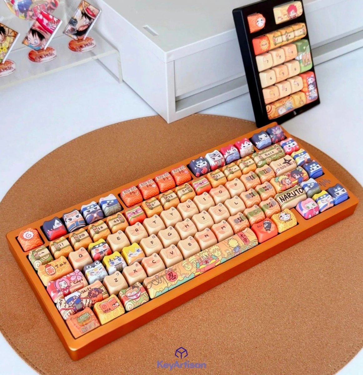 Naruto Chibi Anime Artisan Keycap Set - KeyArtisan
