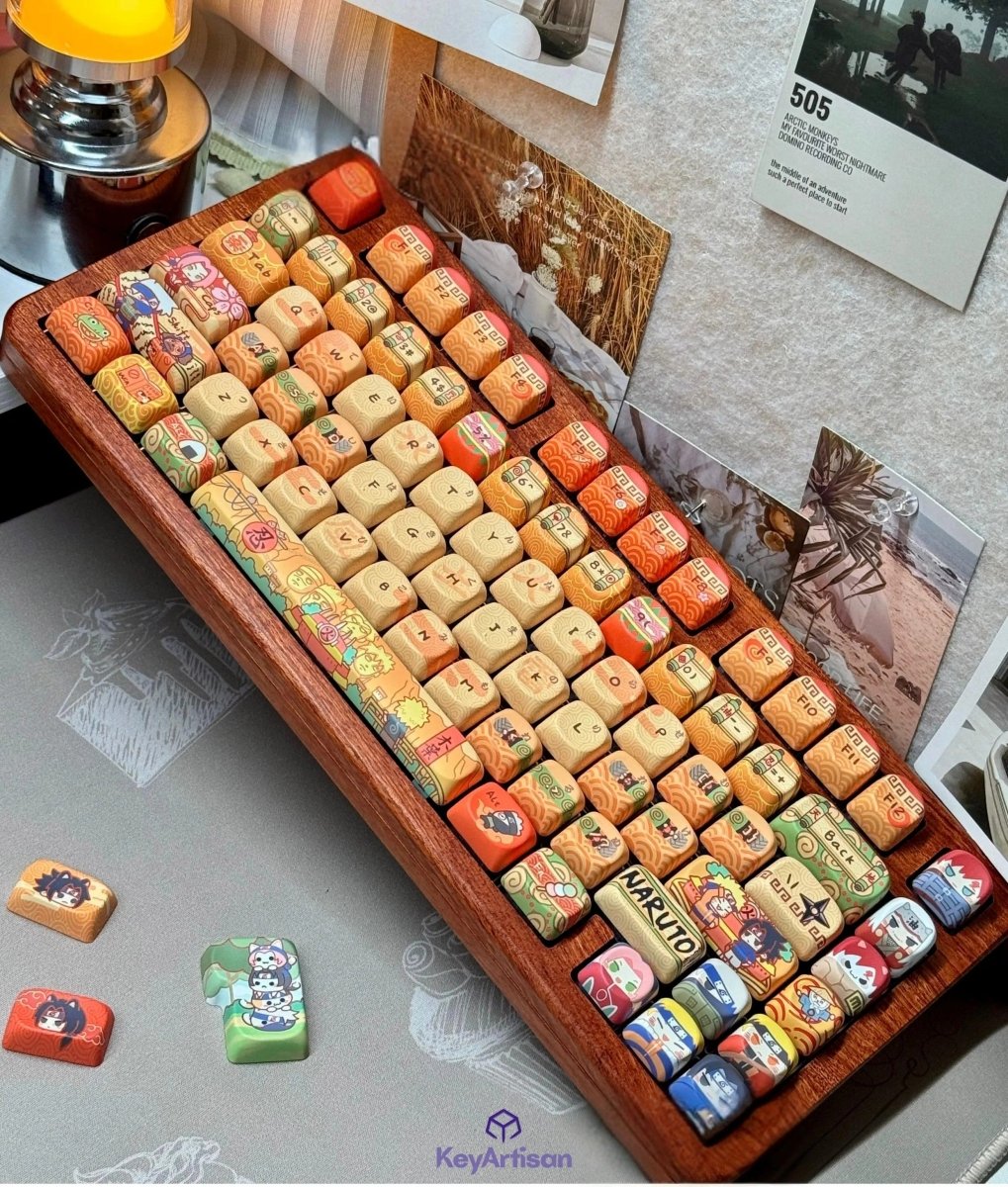 Naruto Chibi Anime Artisan Keycap Set - KeyArtisan