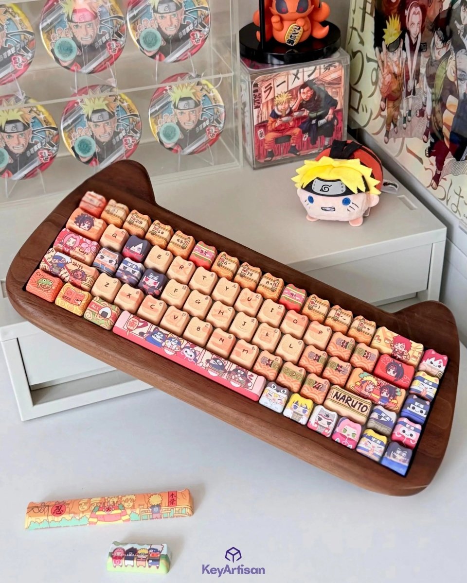 Naruto Chibi Anime Artisan Keycap Set - KeyArtisan