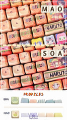 Naruto Chibi Anime Artisan Keycap Set - KeyArtisan